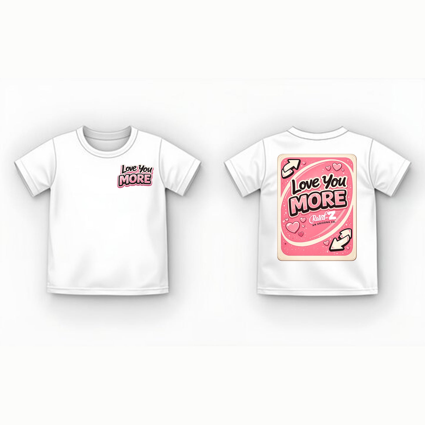 Love You More Pink Valentines Shirt